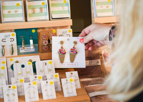 Photoshoot for Readymoney Beach shop in Fowey, Cornwall