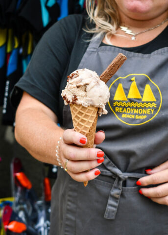 Photoshoot for Readymoney Beach shop in Fowey, Cornwall